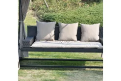 Solseng-Hammock BARCELONA 236x180xH210cm Beige,Svart