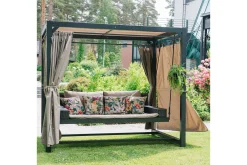 Solseng-Hammock BARCELONA 236x180xH210cm Beige,Svart