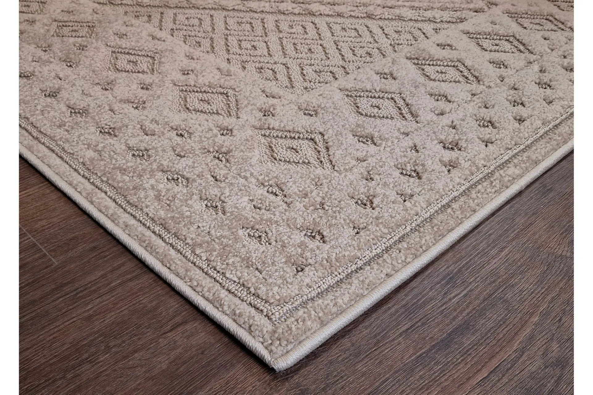 KM Home Flatvevde Tepper-Hampton Flatvevd teppe 160x230 cm Rektangulær Beige