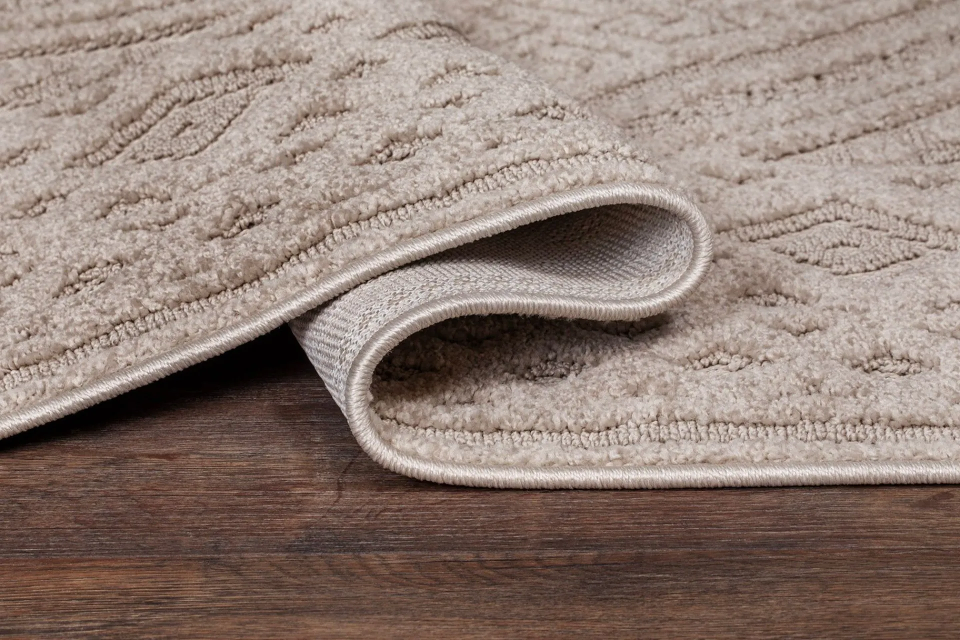 KM Home Flatvevde Tepper-Hampton Flatvevd teppe 160x230 cm Rektangulær Beige
