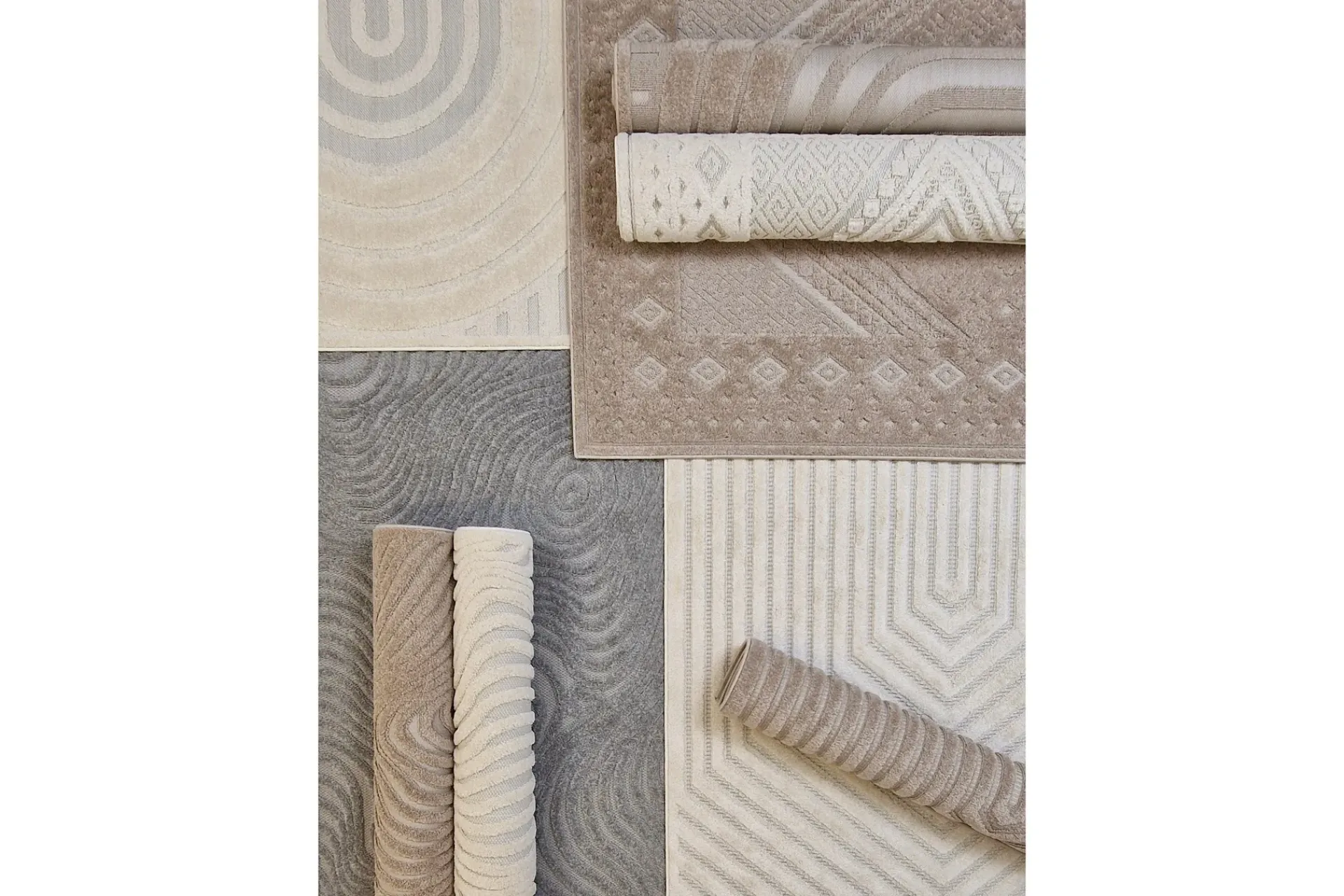 KM Home Flatvevde Tepper-Hampton Flatvevd teppe 160x230 cm Rektangulær Beige