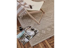 KM Home Flatvevde Tepper-Hampton Flatvevd teppe 160x230 cm Rektangulær Beige