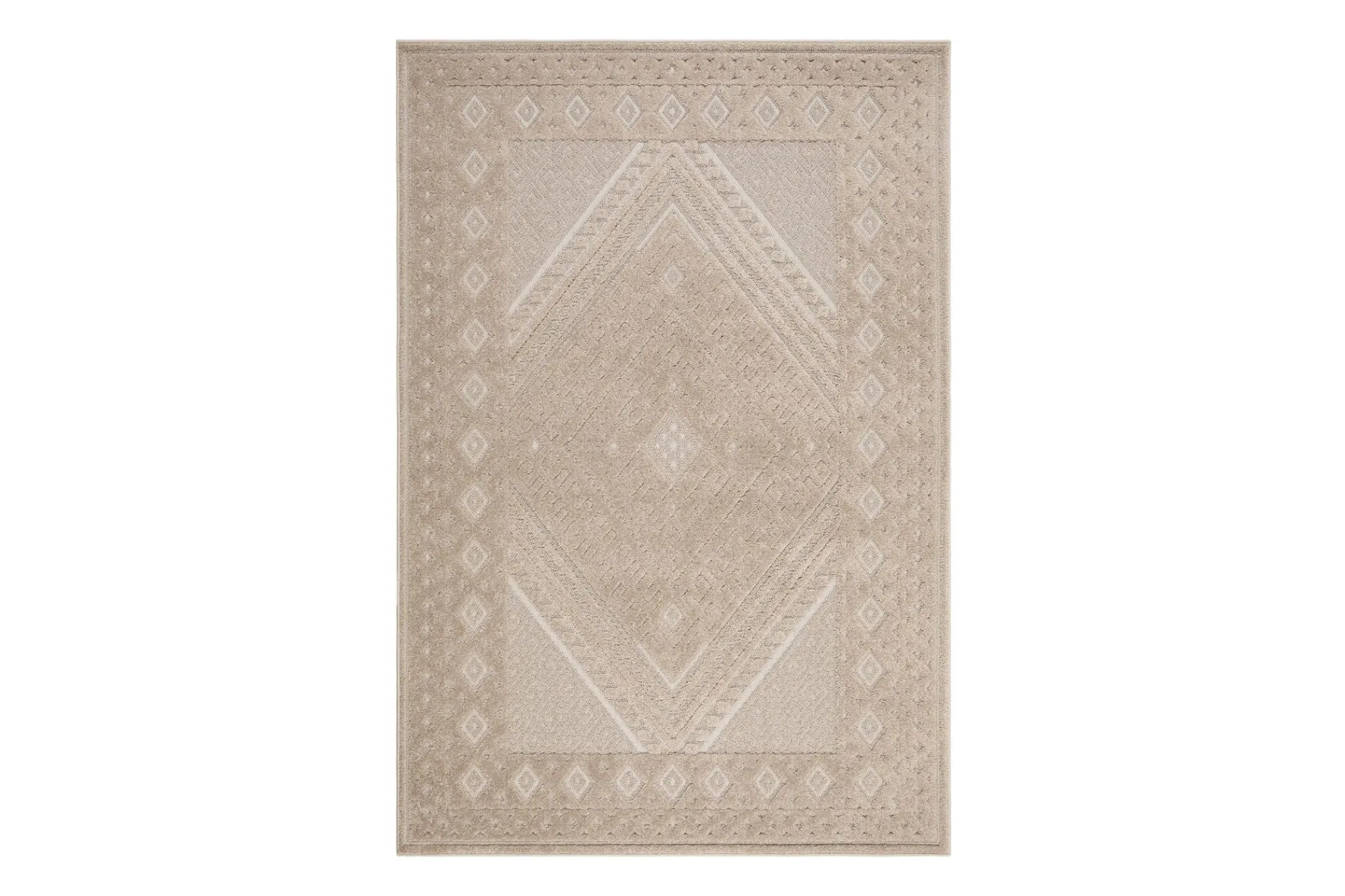 KM Home Flatvevde Tepper-Hampton Flatvevd teppe 160x230 cm Rektangulær Beige
