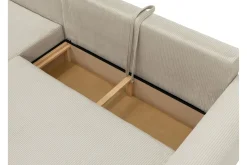 Handda Sovesofa med Sjeselong 3-seter i Chenille