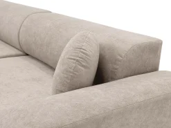 Sovesofaer-Hanish Sovesofa med dobbel sjeselong 5-seter Hvit