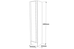 Hardyng Hallmöbelset 34x90 cm Venstre