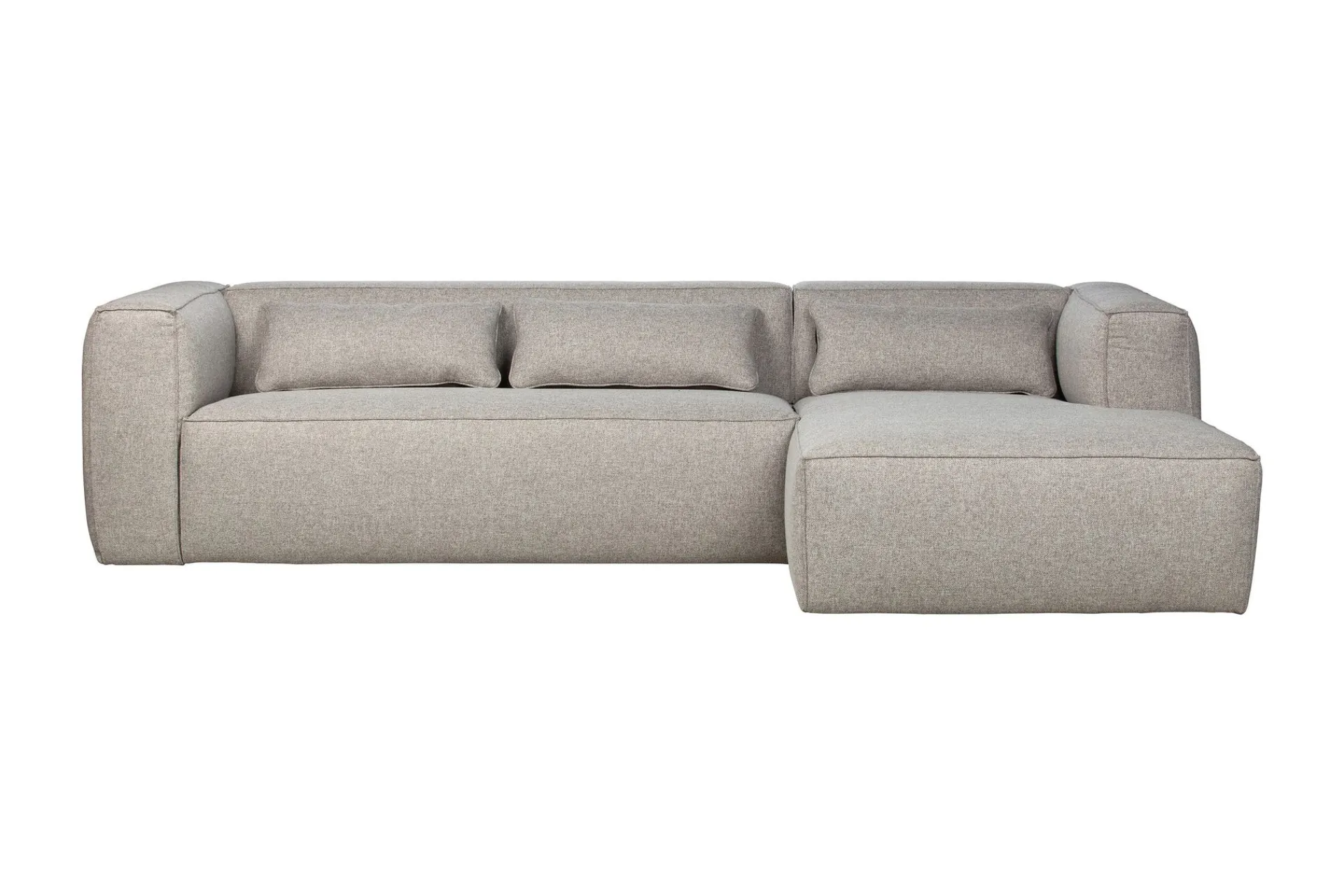 WOOOD Sofa Med Sjeselong-Harlow Divan sofa Ljusgrå