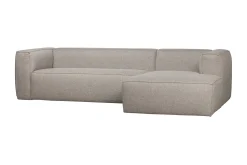 WOOOD Sofa Med Sjeselong-Harlow Divan sofa Ljusgrå