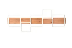 Trio Lighting Taklampe|Kjøkkenlampe-Harper LED-Taklampe 115 cm Mattsvart/Tre