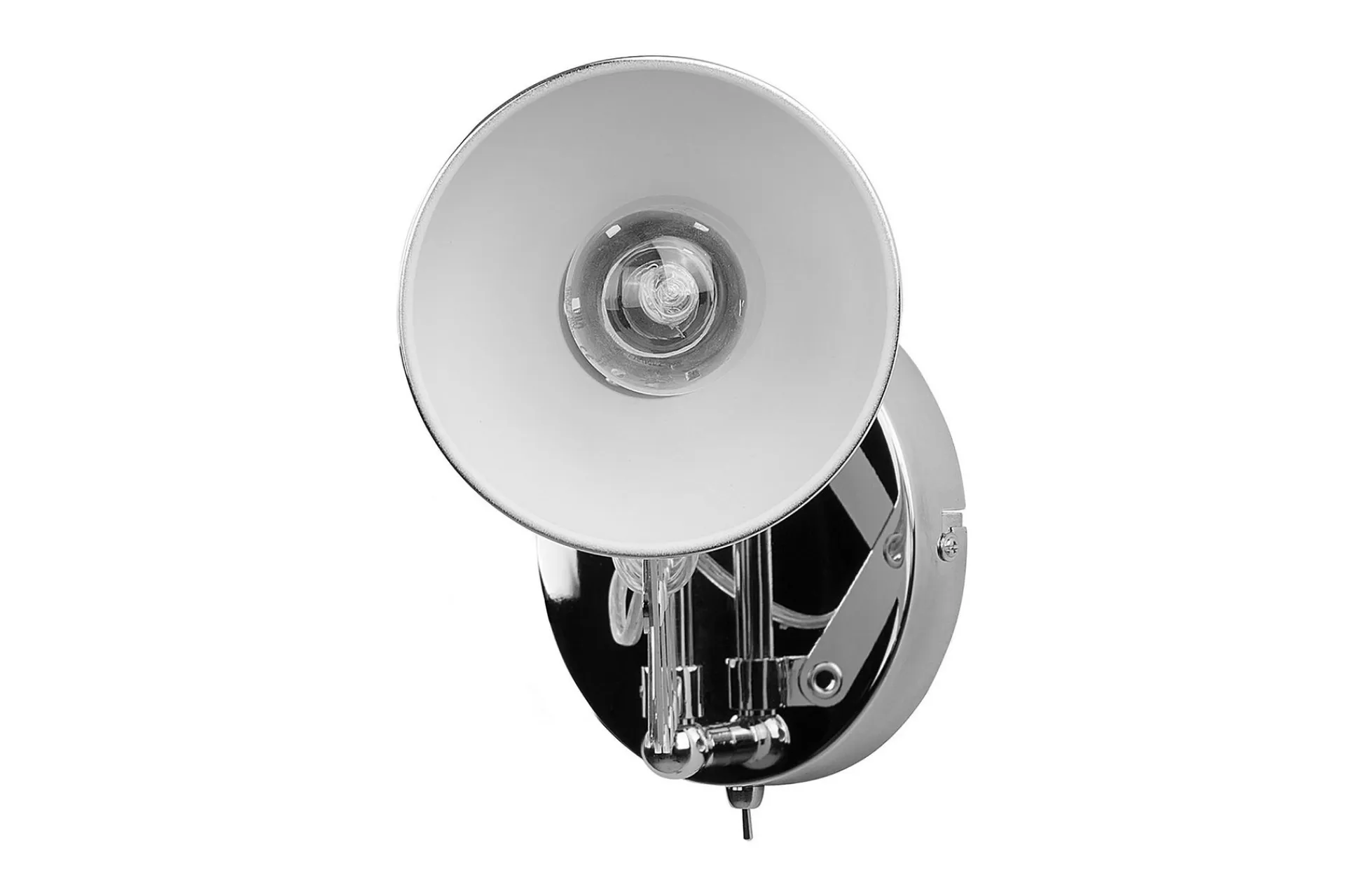 Nattbordslampe|Soveromslampe-Harrington Vegglampe 33 cm Sølv