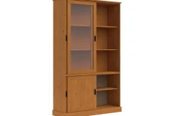 Loft24 Vitrineskap|Skap-Harry Vitrineskap 115x190 cm Natur