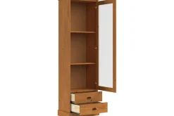 Loft24 Vitrineskap|Skap-Harry Vitrineskap 55x180 cm Natur