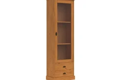 Loft24 Vitrineskap|Skap-Harry Vitrineskap 55x180 cm Natur