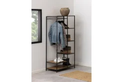 Knaggerekke-Hartsoe Klesstativ 77 cm Svart