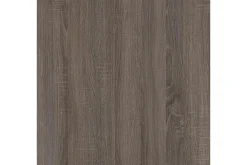 Dorel Home Kontorbord-Haven Skrivebord 114 cm med Oppbevaringshylle Grå/Svart Grå eik