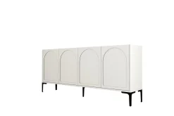 Gangbord|Avlastningsbord-Hazim Konsollbord 180 cm Cream,Svart