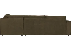 Hjørnesofa-Hearness 3-seters Sofa med Sjeselong Høyre Varmgrå