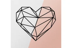 Heart Metal Decor Veggdekor
