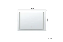 Heasandford Speil LED 60x80 cm