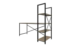 Hejde Skrivebord 160 cm med Oppbevaringshyller