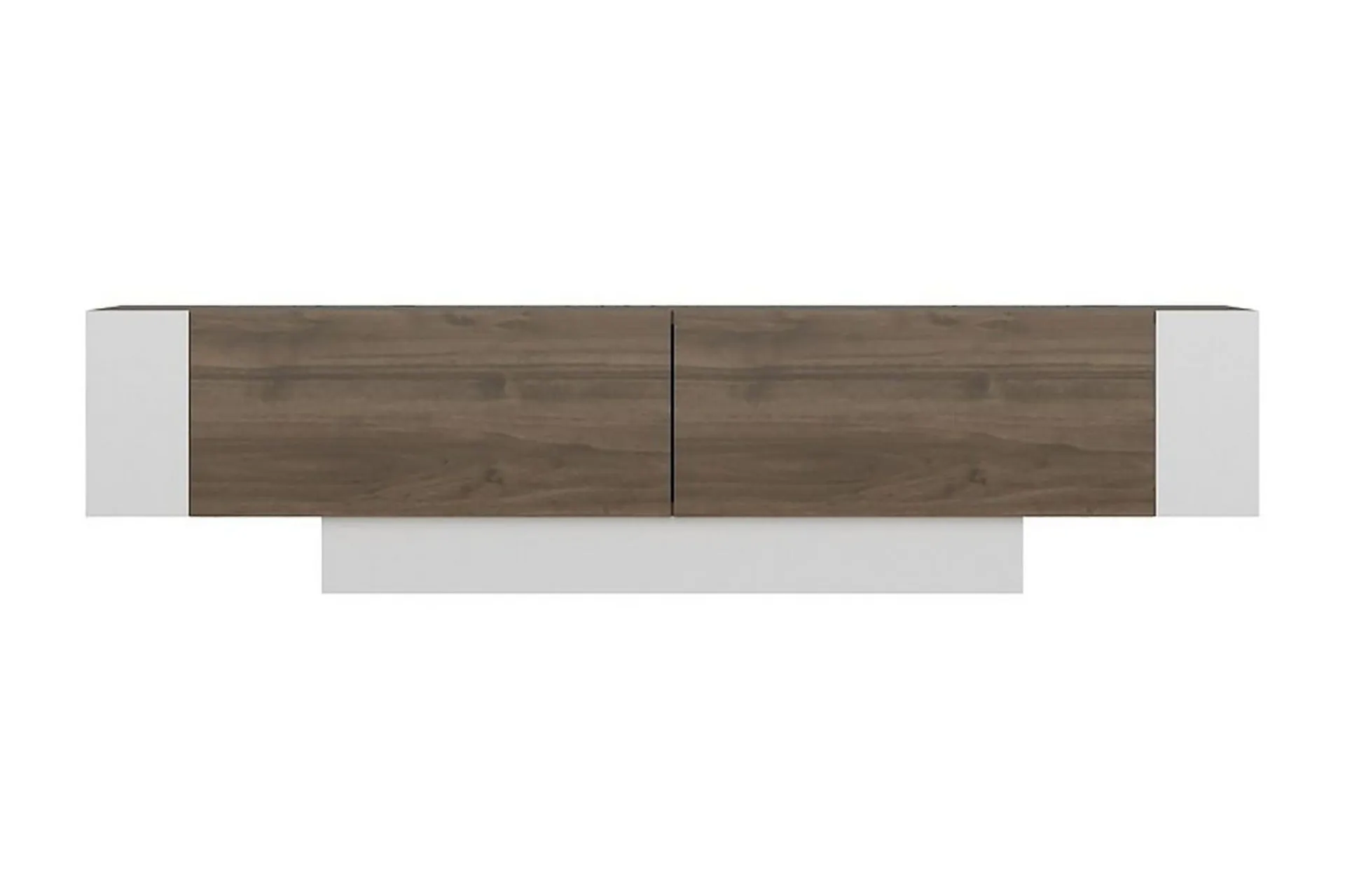 Tv-Benk & Mediabenk-Hejde TV-Benk 150 cm Brun,Hvit
