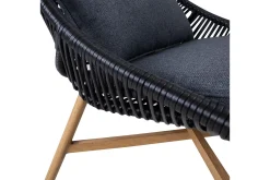 Veranda & Terrasse|Loungesett-Helsinki Sofagruppe Svart/Brun