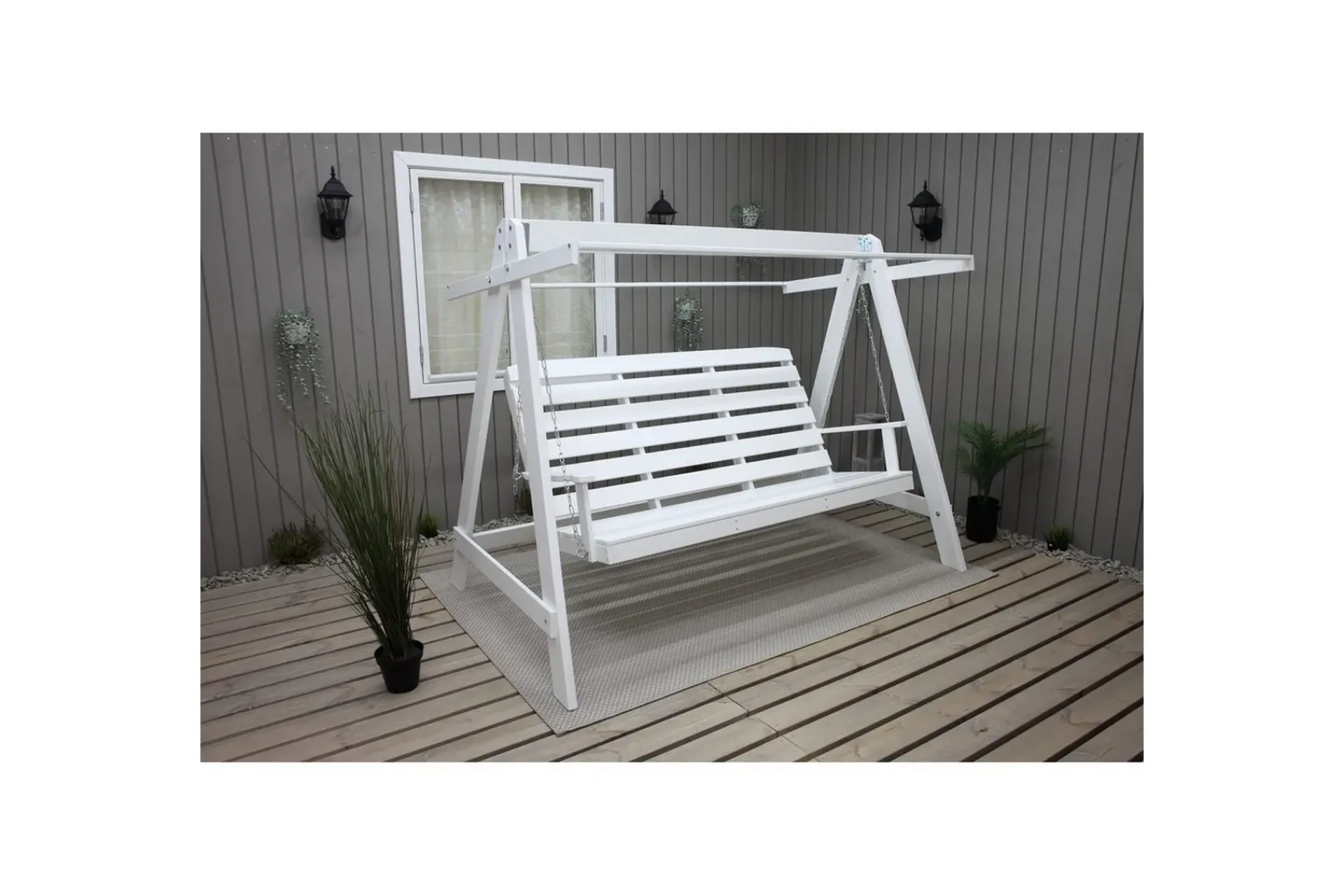 Lifestyle Garden Hammocker-hengekøye Pelle uten tak Hvit