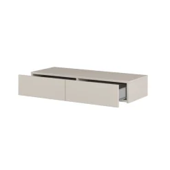 Sminkebord & Toalettbord-Hengende sminkebord Jukon S med 2 skuffer Hvit