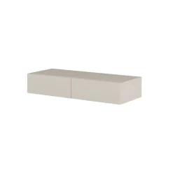 Sminkebord & Toalettbord-Hengende sminkebord Jukon S med 2 skuffer Hvit