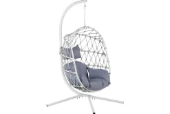 Hengestoler-Hengestol Adria Hvit,Grey