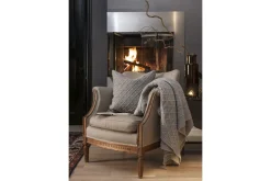 Borås Cotton Tepper & Pledd-Hennie Pute Beige