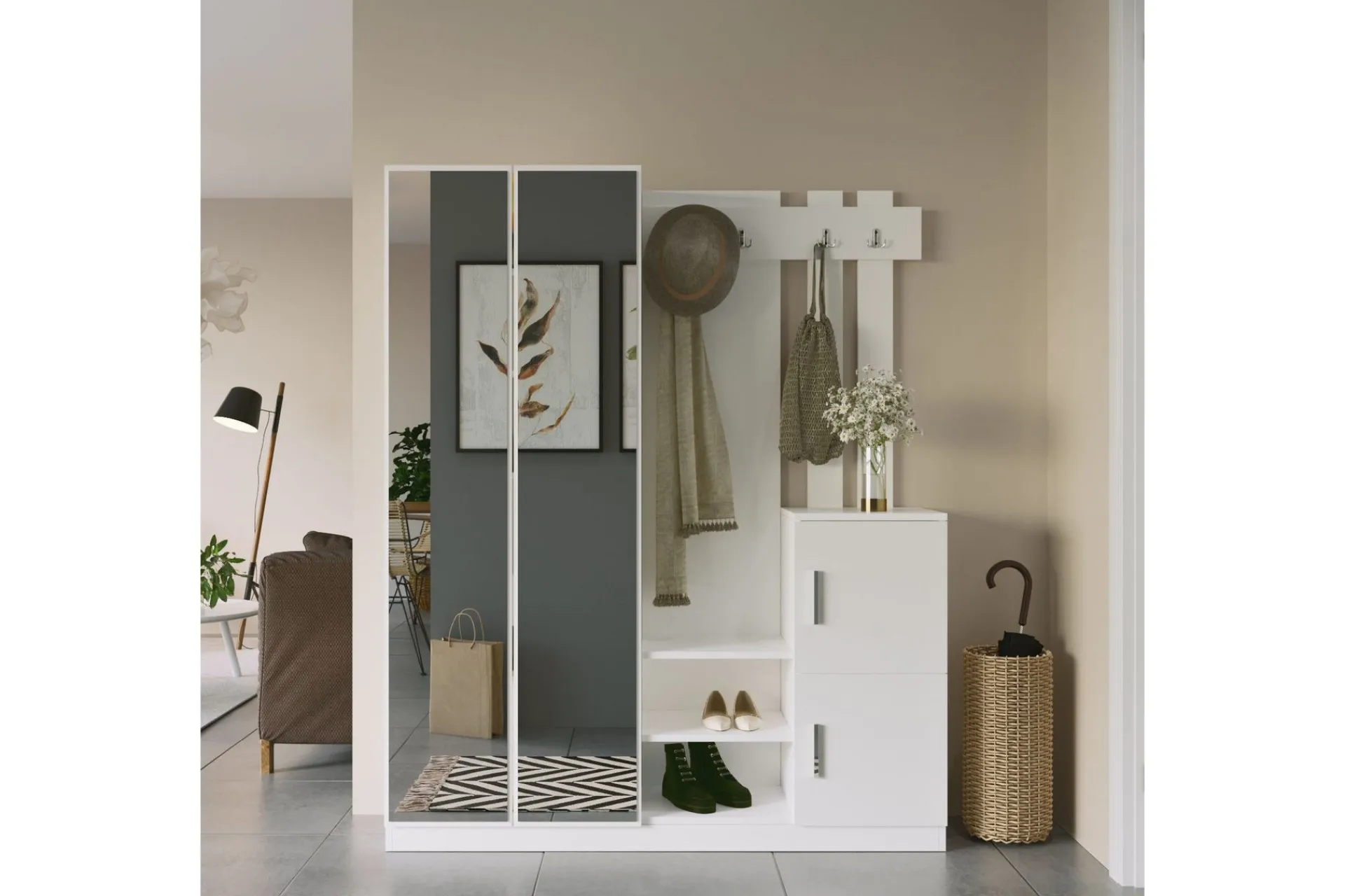 Hialeh Gangmøbelsett 38x147 cm