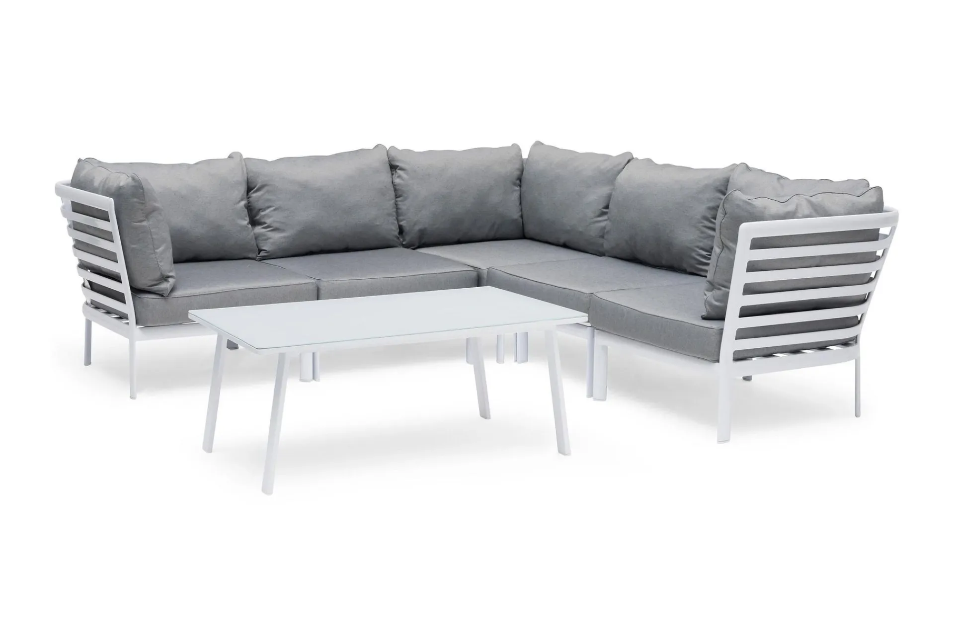 Hillerstorp Veranda & Terrasse|Loungesett-Lidnäs Sofagruppe Hvit