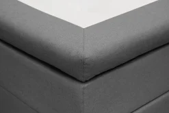 Bedly Kontinentalsenger|Komplett Sengepakke-Hilton Komplett Sengpakke 180x200 cm Kontinentalseng med rutet sengegavl Grey