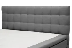 Bedly Kontinentalsenger|Komplett Sengepakke-Hilton Komplett Sengpakke 180x200 cm Kontinentalseng med rutet sengegavl Grey