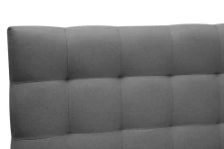 Bedly Kontinentalsenger|Komplett Sengepakke-Hilton Komplett Sengpakke 180x200 cm Kontinentalseng med rutet sengegavl Grey