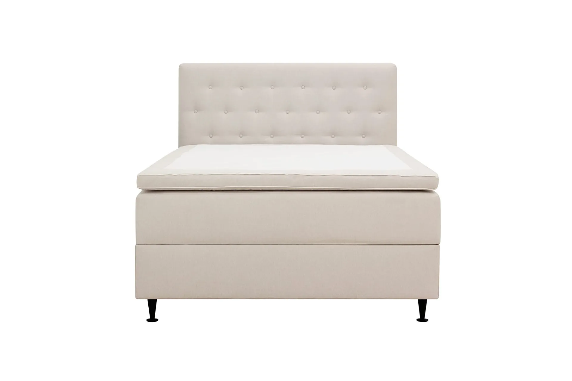 Bedly Kontinentalsenger-Hilton Plus Komplett sengepakke med oppbevaring 120x200 cm Lys beige