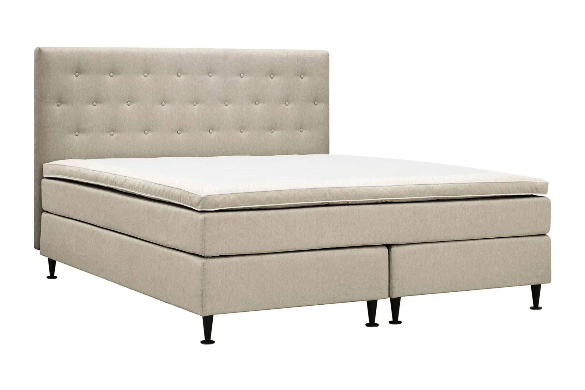 Bedly Kontinentalsenger|Komplett Sengepakke-Hilton Plus Komplett Sengepakke 180x200 cm Beige