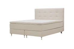 Berg & Strand Kontinentalsenger|Komplett Sengepakke-Hilton Premium Komplett Sengpakke 180x200 cm Kontinentalseng med Sengegavl Lys beige