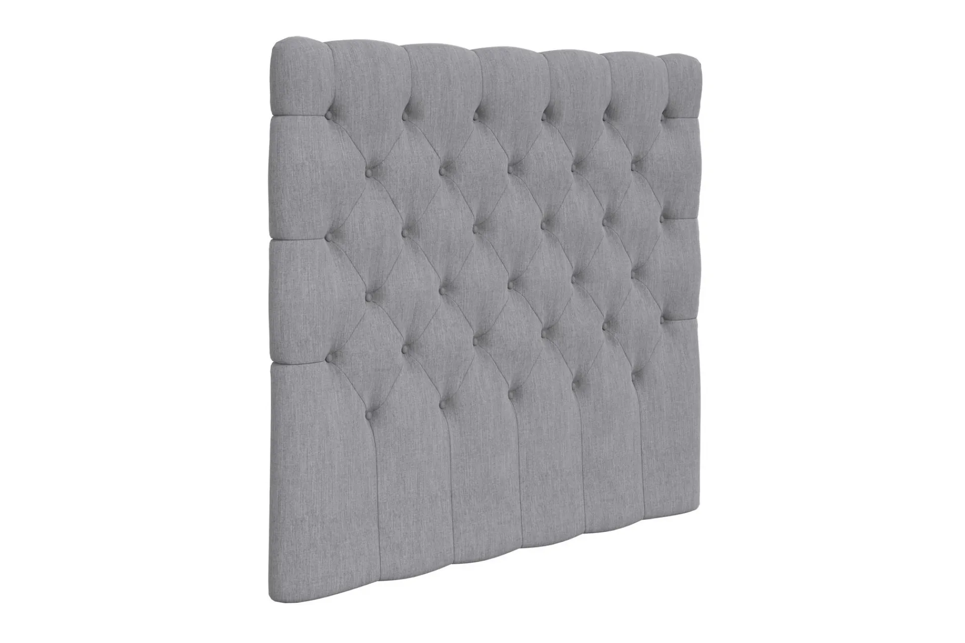 Drömvik Sengetilbehør & Sengegavl-Hilton/Superior Sengegavl 120 cm Dypstiftet Lysegrå