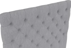 Drömvik Sengetilbehør & Sengegavl-Hilton/Superior Sengegavl 120 cm Dypstiftet Lysegrå