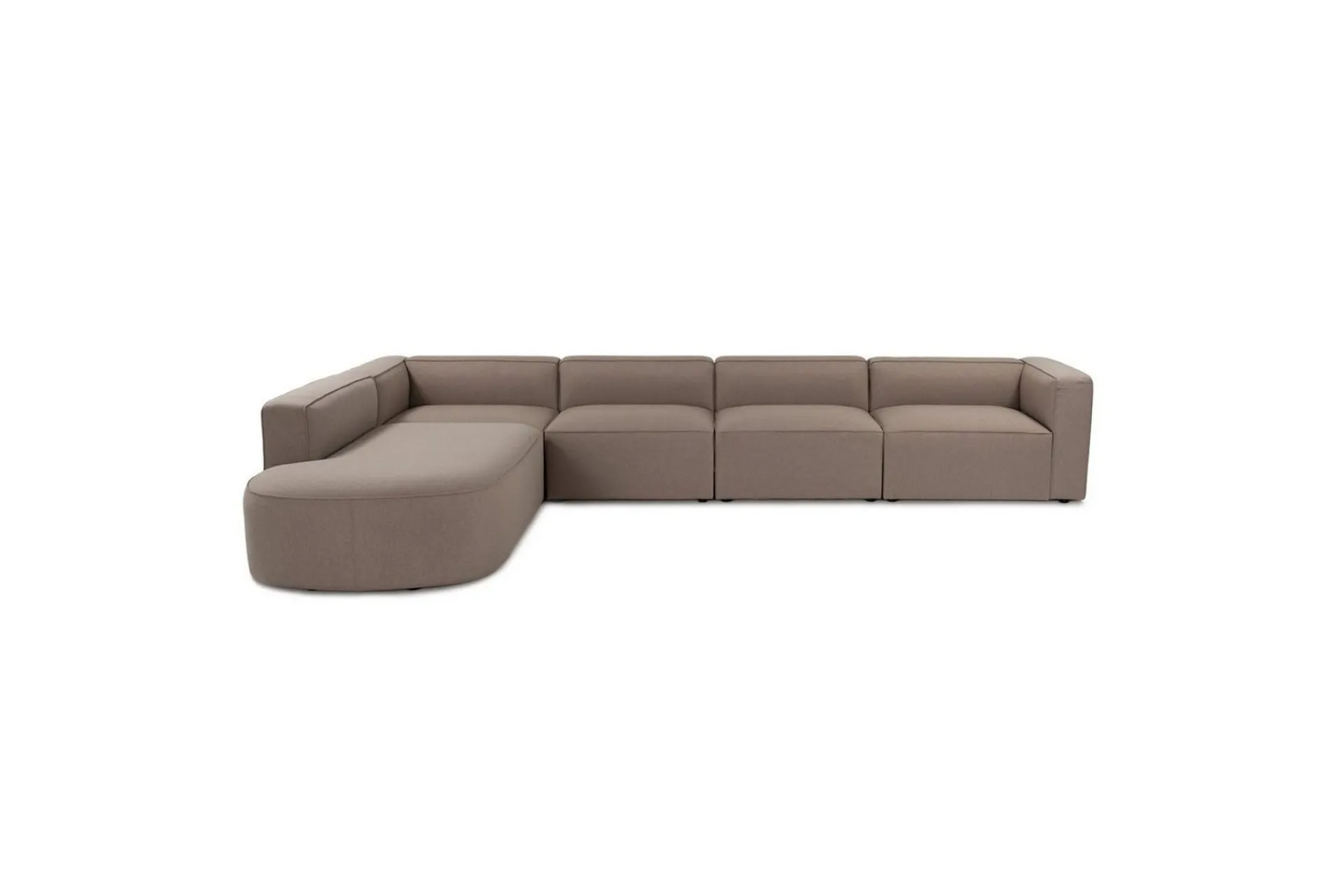 Hjørnesofa Abbas Lys Brun