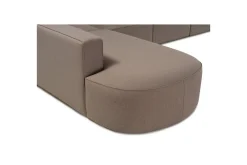 Hjørnesofa Abbas Lys Brun