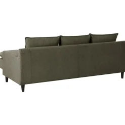 Hjørnesofa-Hjørnesofa Elvenes Mørkfarget tre,Mørkegrønn