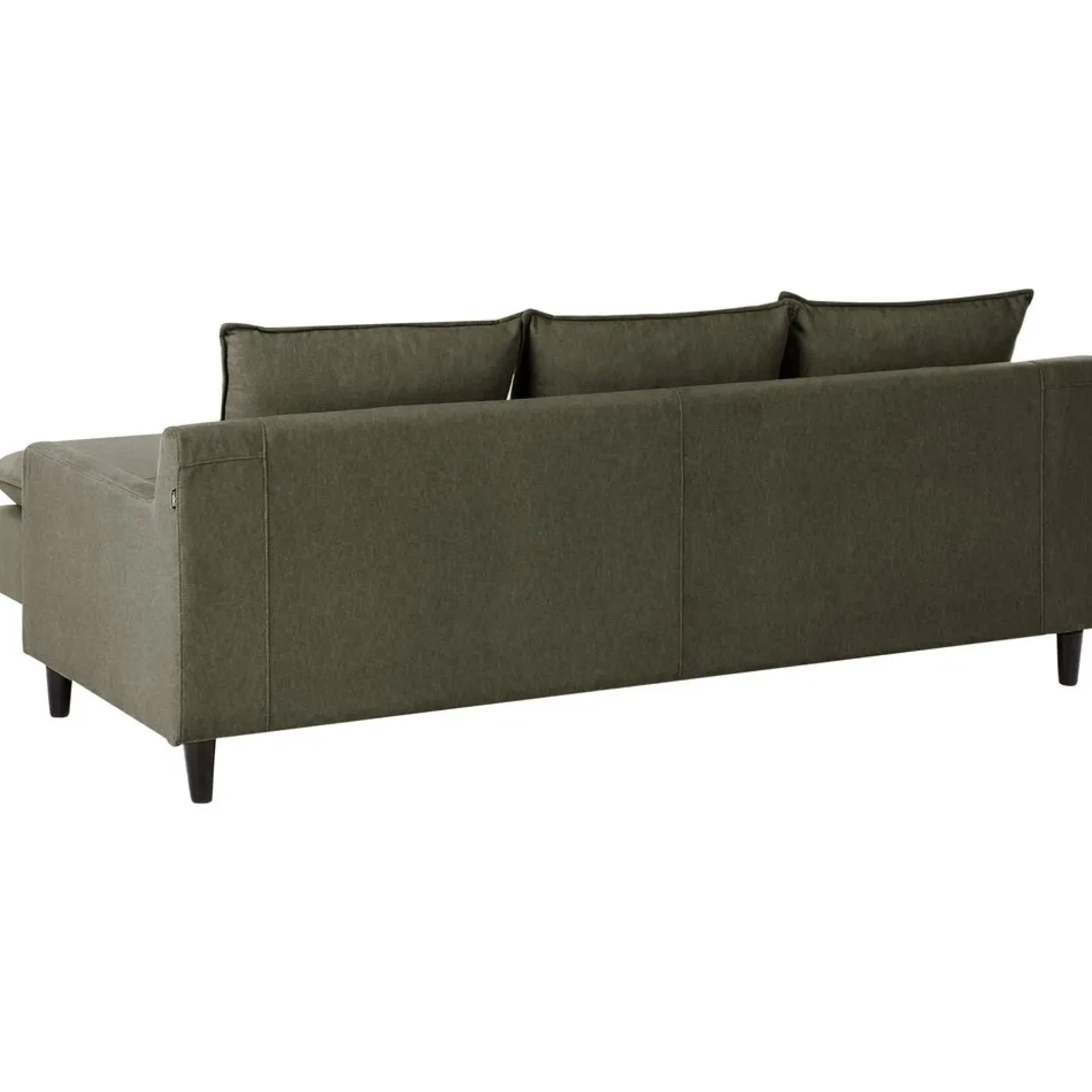 Hjørnesofa-Hjørnesofa Elvenes Mørkfarget tre,Mørkegrønn