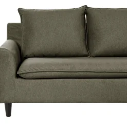Hjørnesofa-Hjørnesofa Elvenes Mørkfarget tre,Mørkegrønn