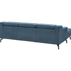 Hjørnesofa-Hjørnesofa Glosli Svart,Blå