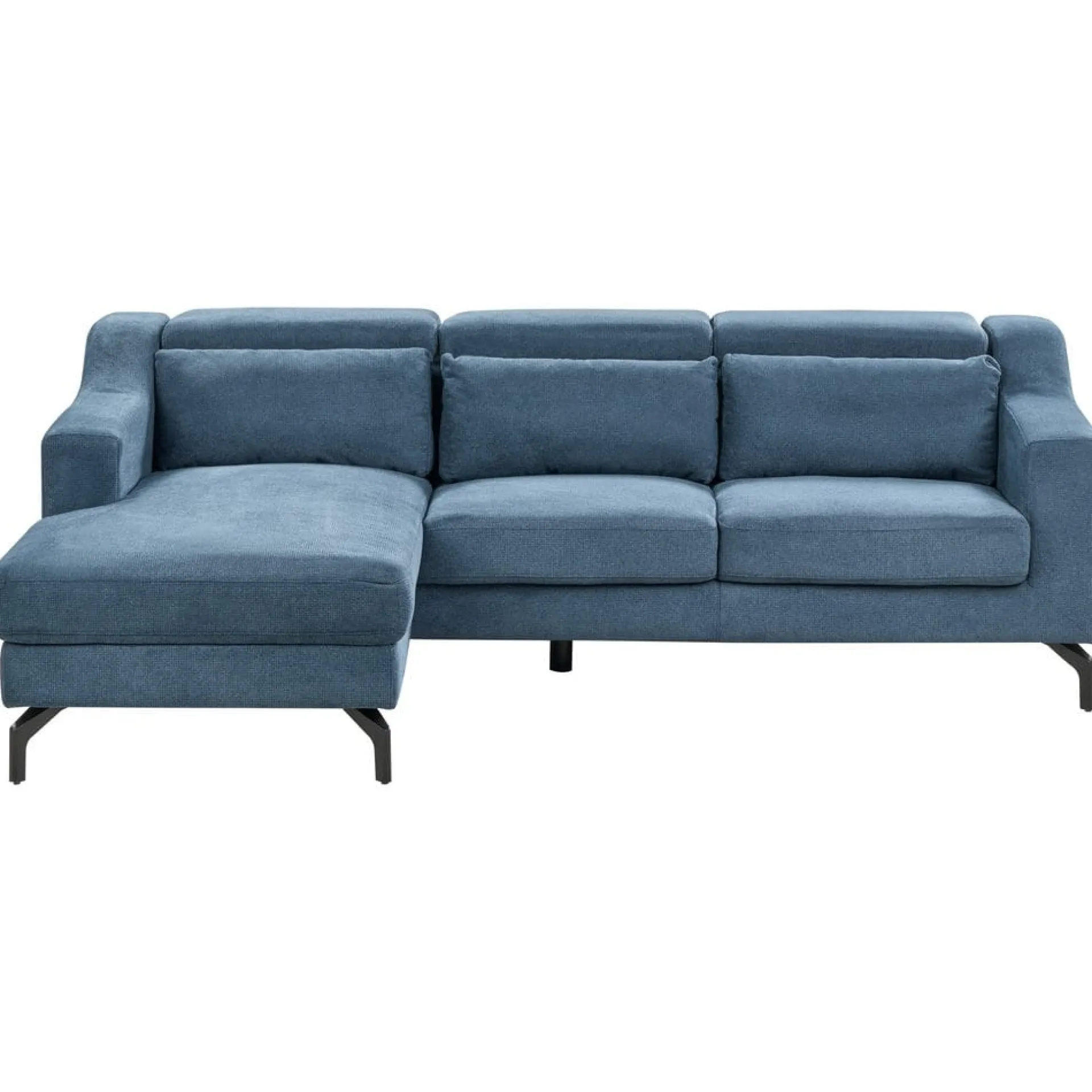 Hjørnesofa-Hjørnesofa Glosli Svart,Blå