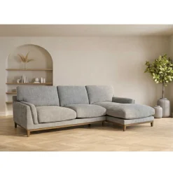 Hjørnesofa-Hjørnesofa HOME4YOU Basil Høyre hjørne grå