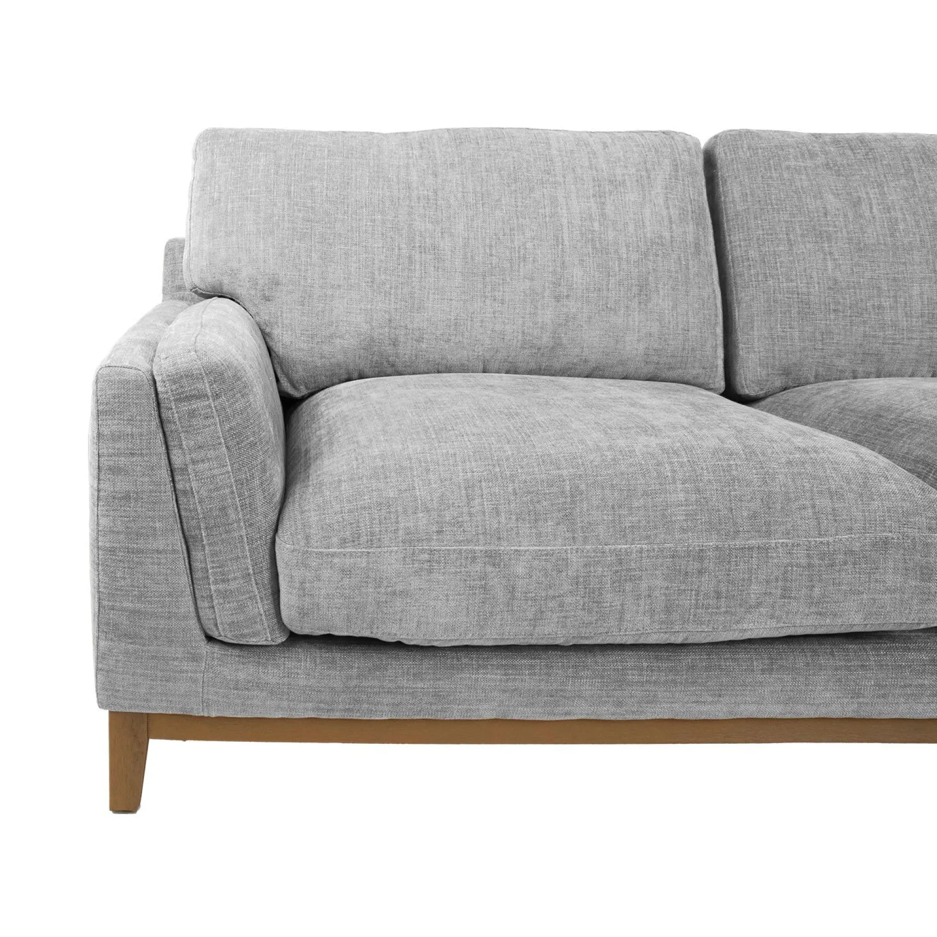 Hjørnesofa-Hjørnesofa HOME4YOU Basil Høyre hjørne grå